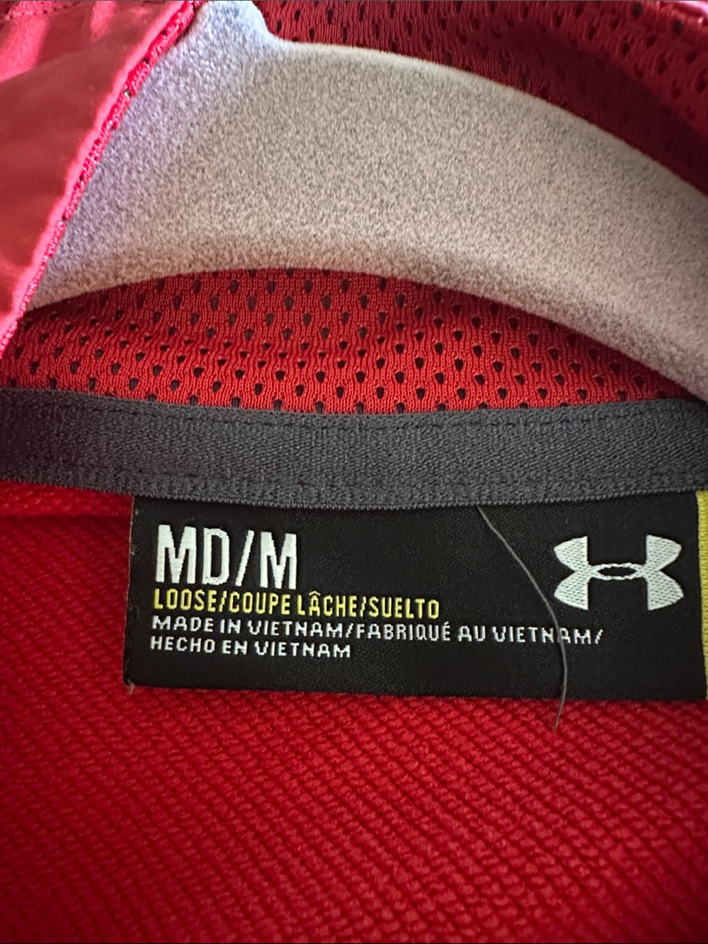 Under Armour Bright Red Performance Full-Zip Jacket - Picture 9 of 9